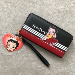 Betty Boop Black Wallet